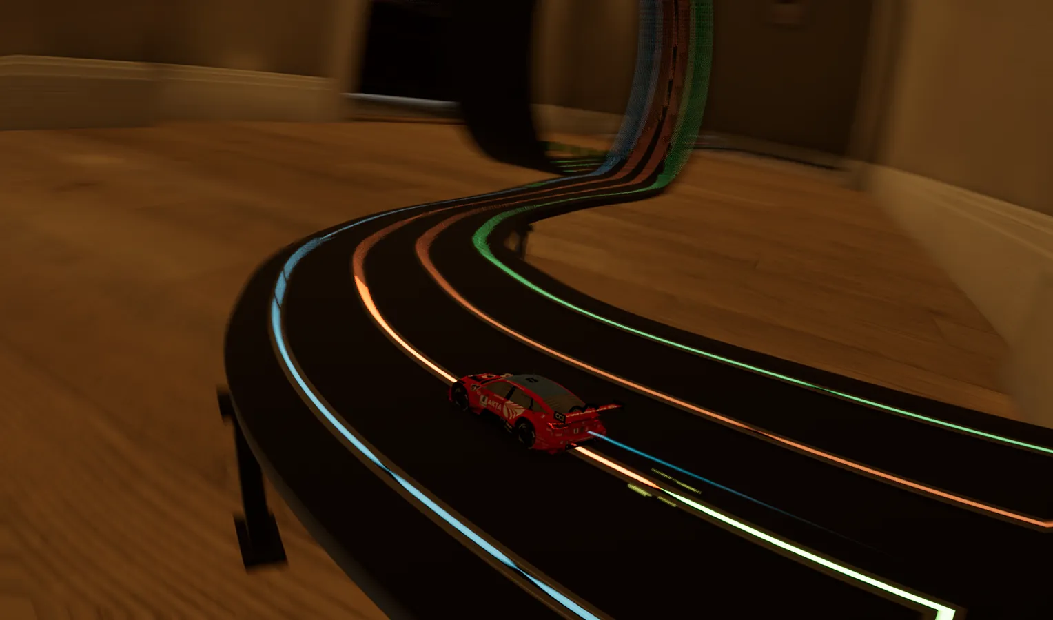 Whole-house grand prix through the home